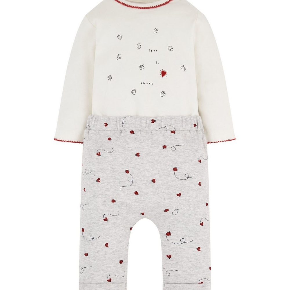 

Ladybird Mock Top Bodysuit And Joggers Set