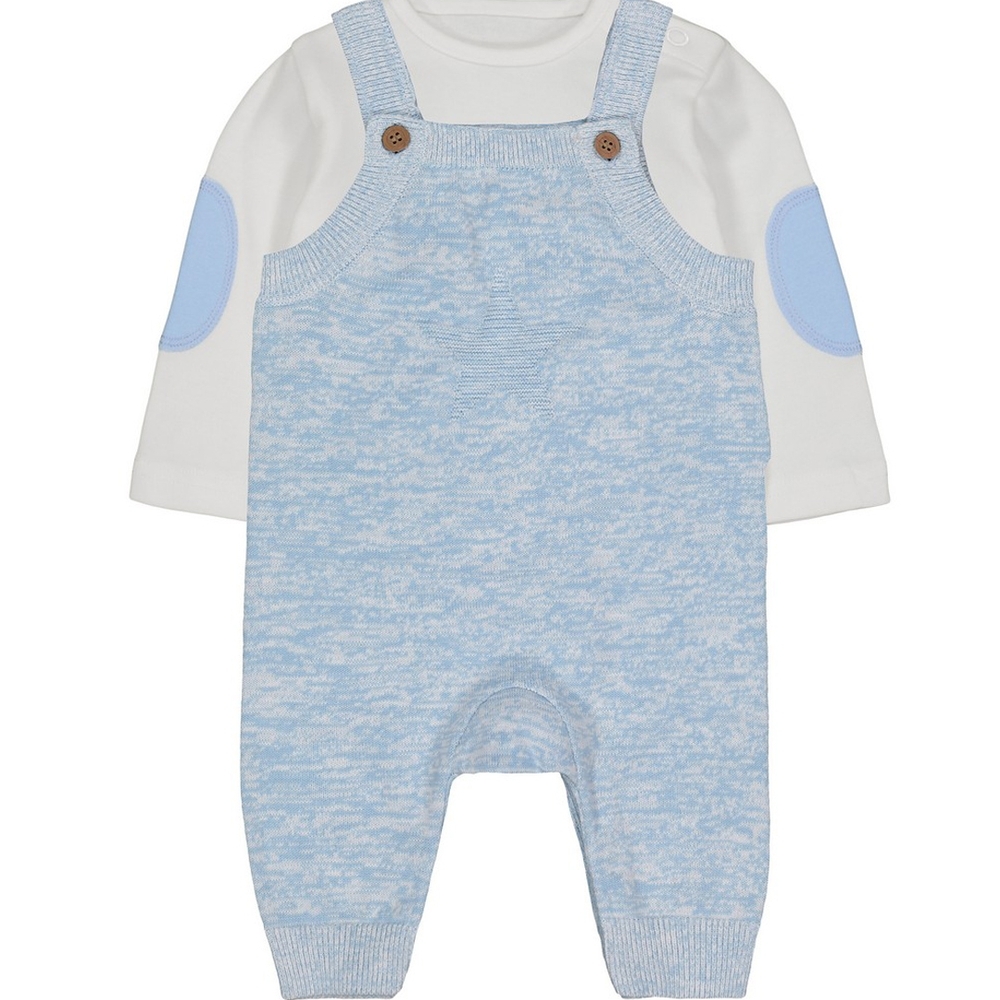 

My First Knitted Dungaree Set