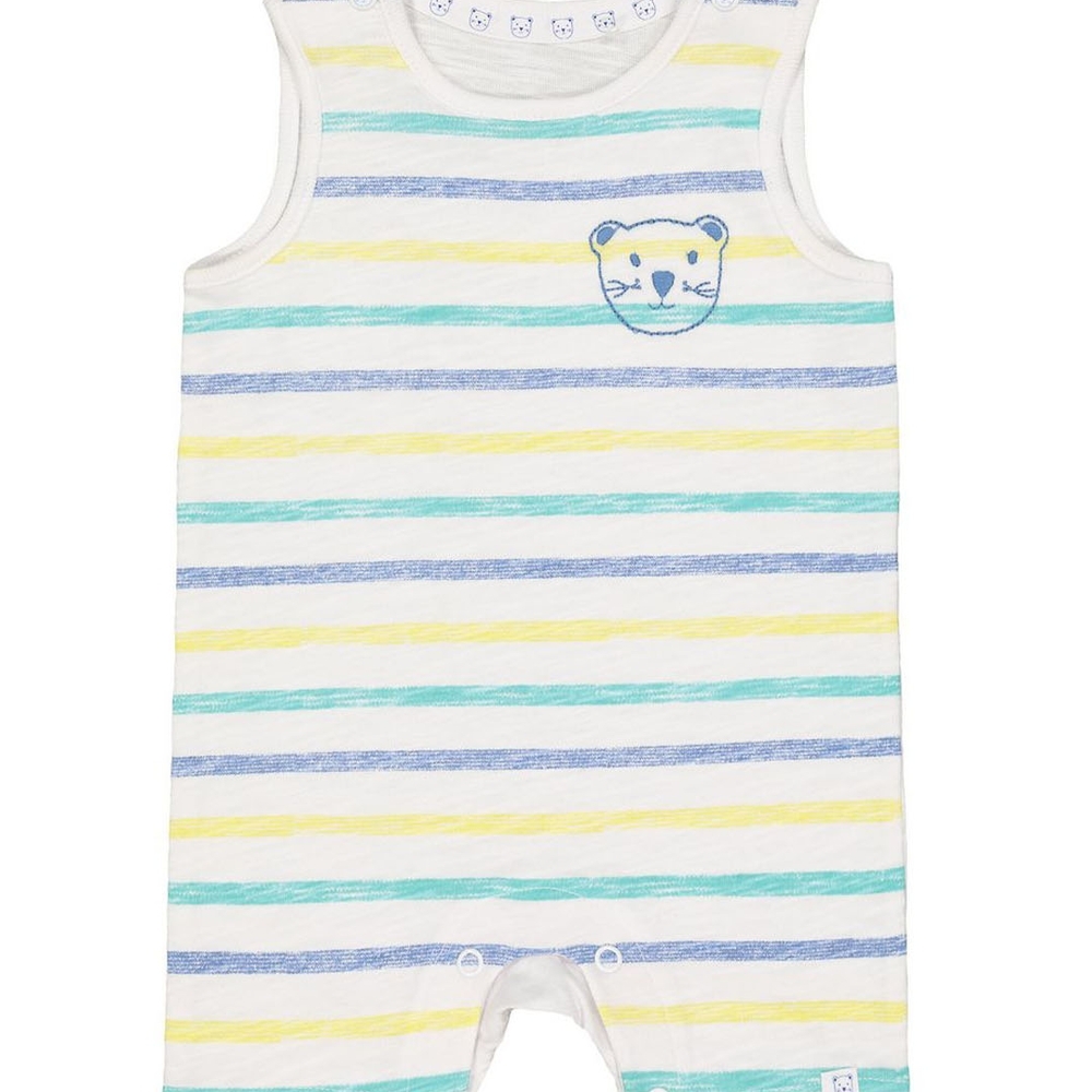 

Stripe Bear Romper