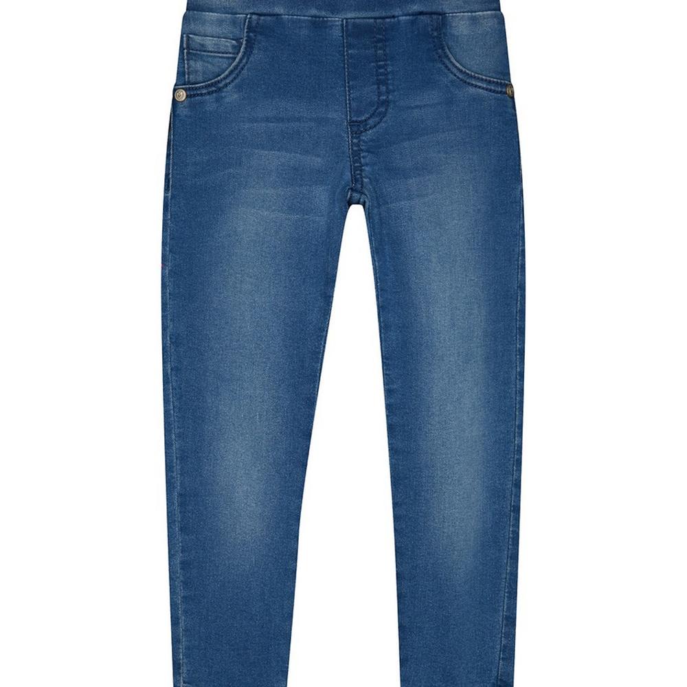 

Mid-Wash Denim-Look Jeggings