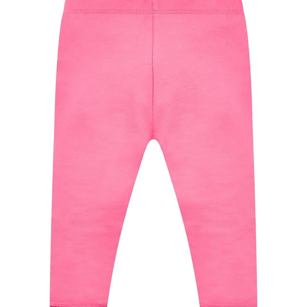 

Hot Pink Crochet Frill Leggings