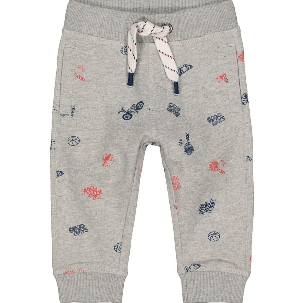 

Boys Joggers Typography Print - Grey