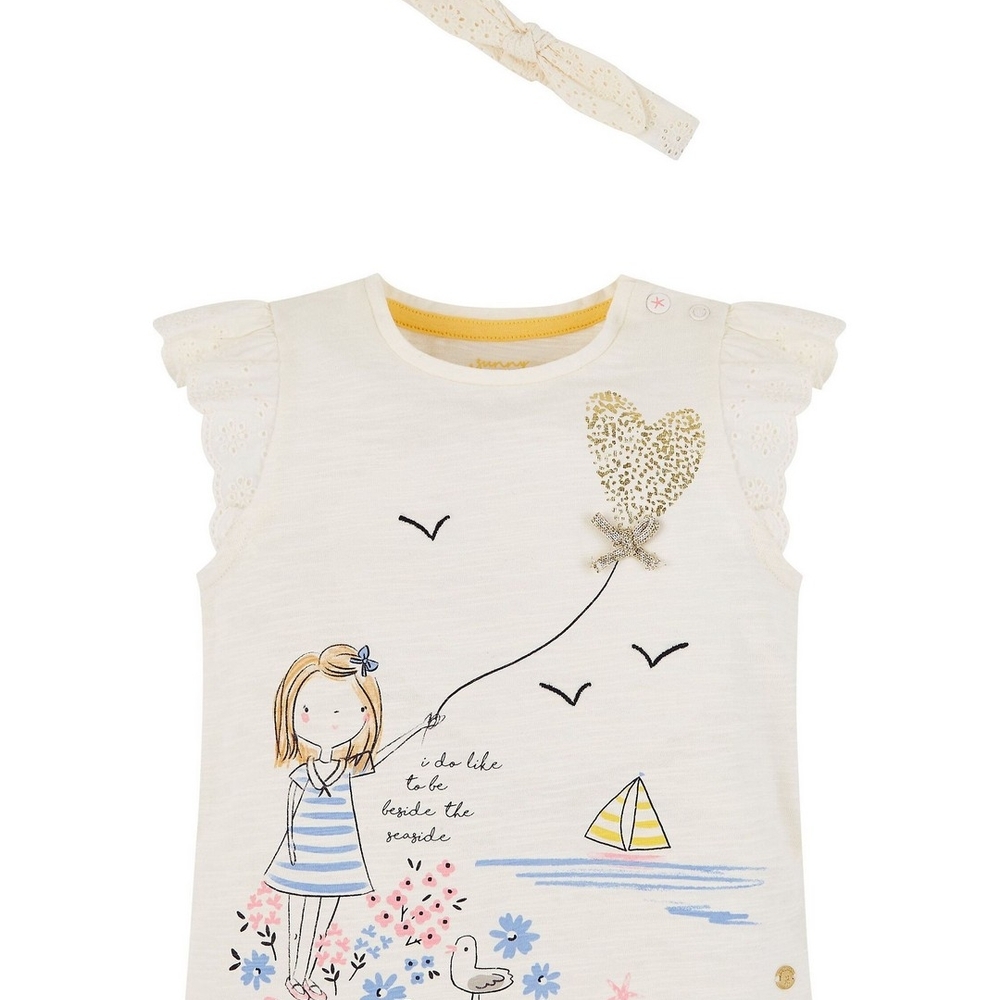 

Beside The Seaside T-Shirt And Headband Set