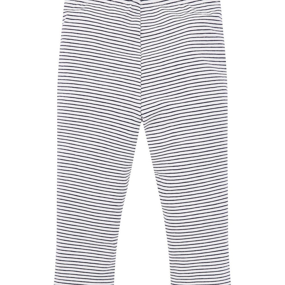 

Girls Legging Stripe With Elasticated Waistband - White