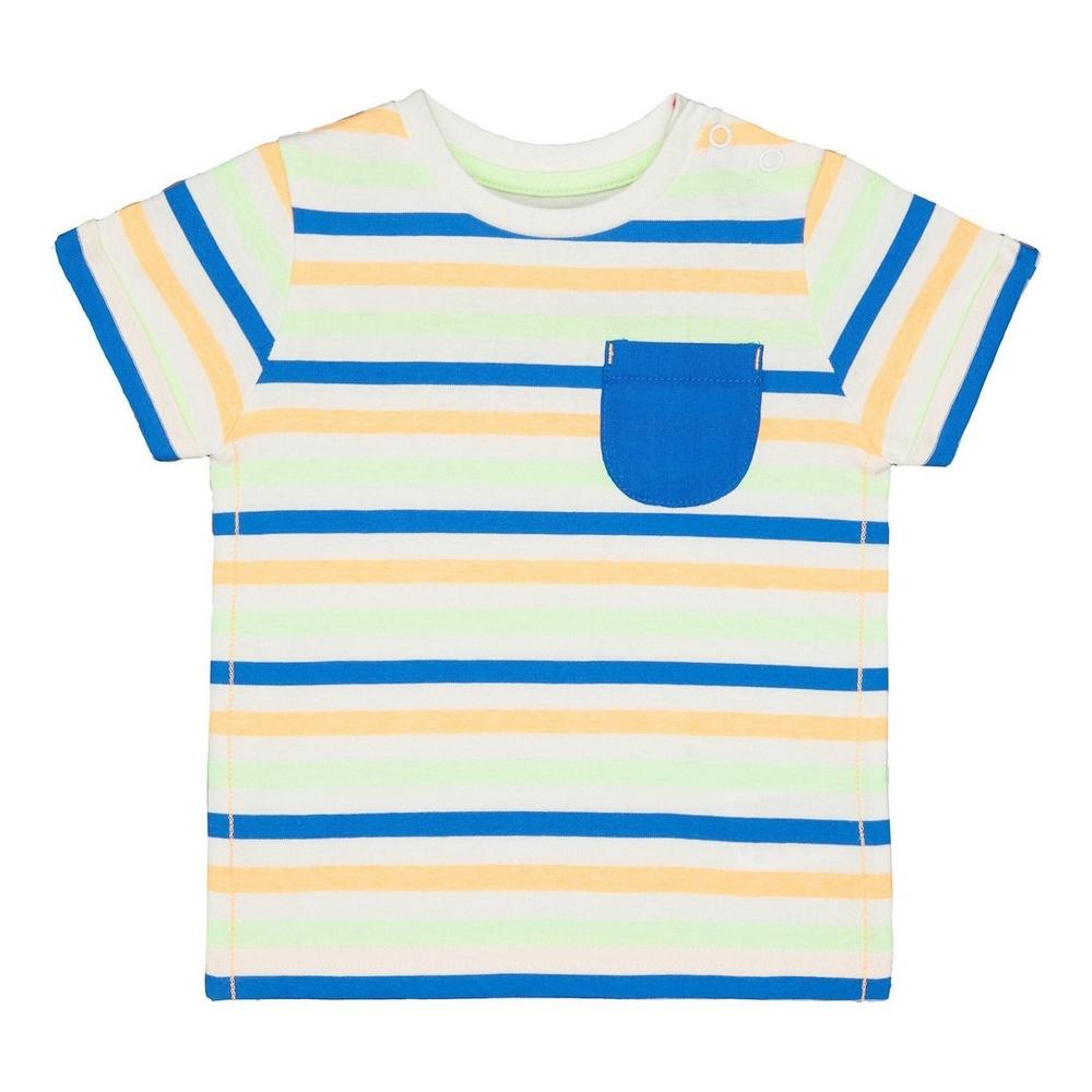 

Boys Half Sleeves T-Shirt Stripe - Blue