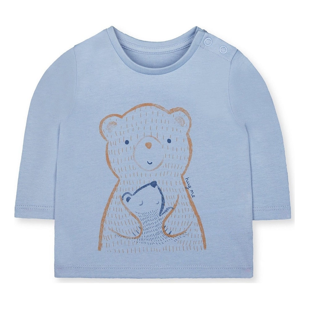 

Boys Full Sleeves Bear T-Shirt - Blue