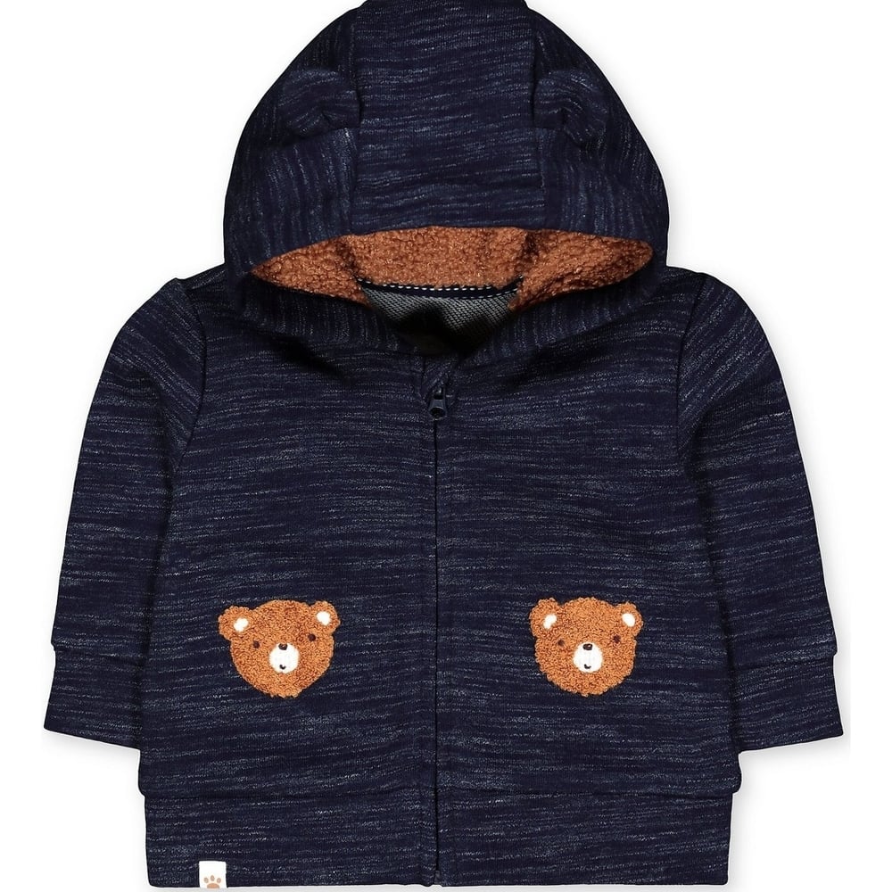 

Blue Teddy Bear Zip-Through Hoodie