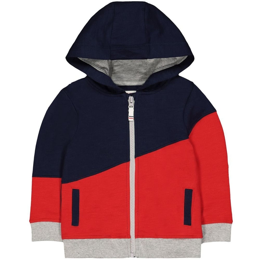 

Colour Block Zip-Through Hoodie