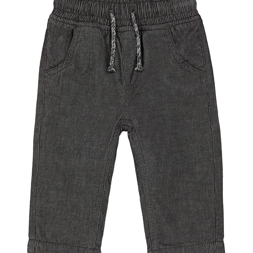 

Boys Trousers Corduroy With Elasticated Waistband - Grey