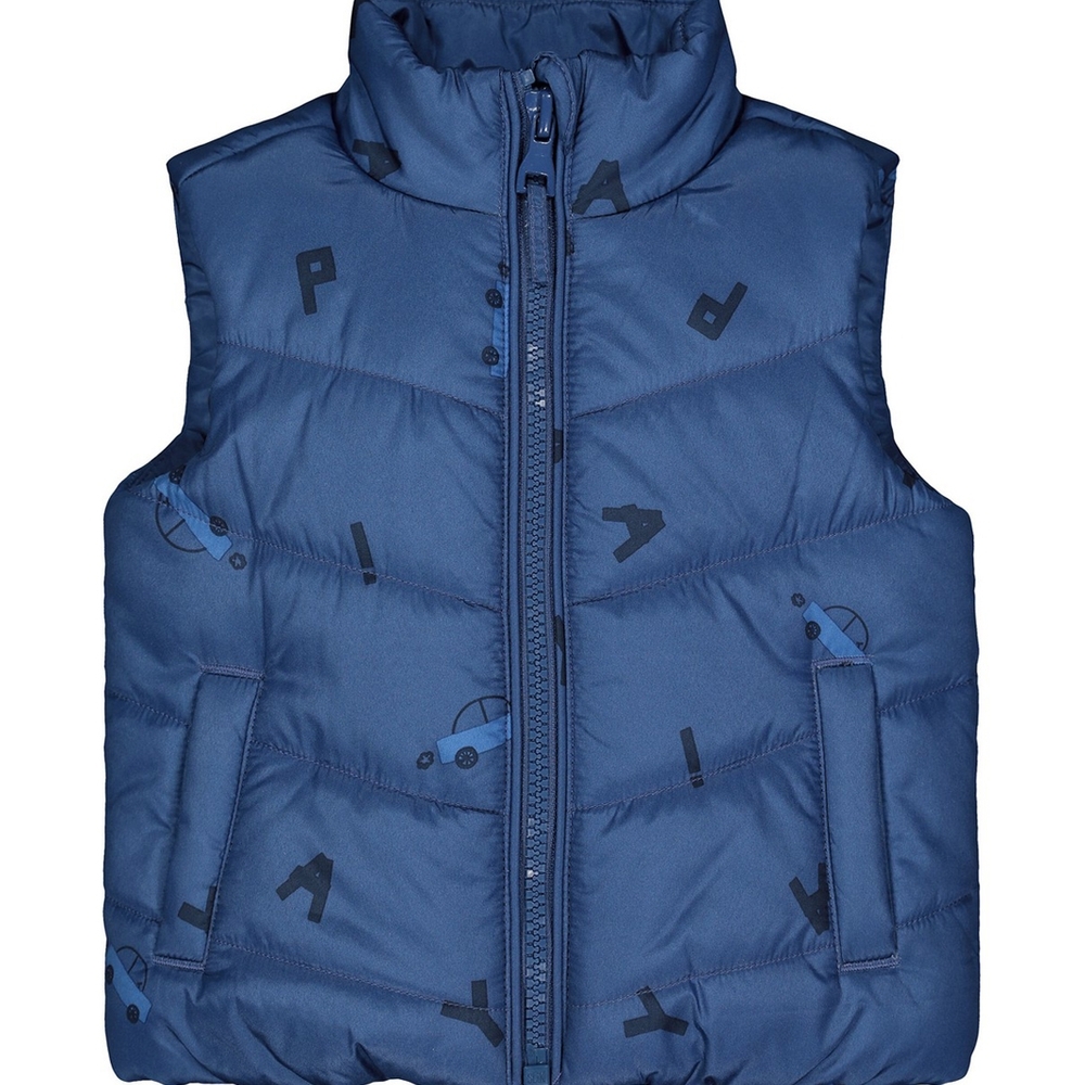 

Blue Car Fleece-Lined Gilet