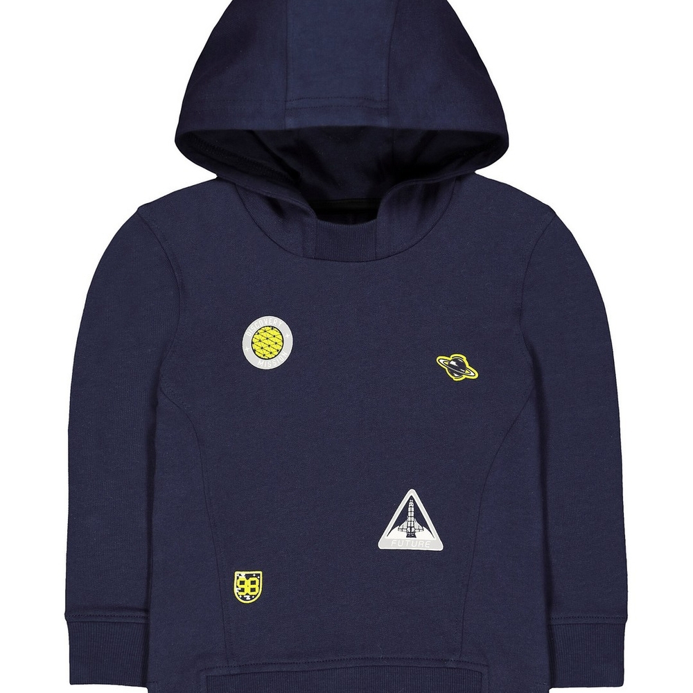 

Navy Space Badge Hoodie