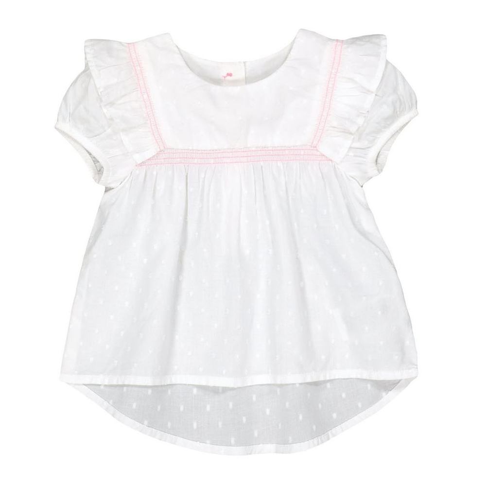 

Frilled Dobby Blouse