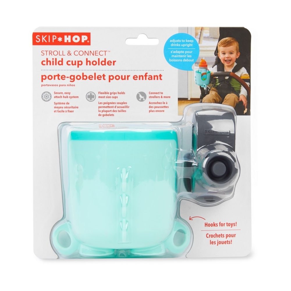 

Skip hop stroll&amp connect universal child cup holder teal