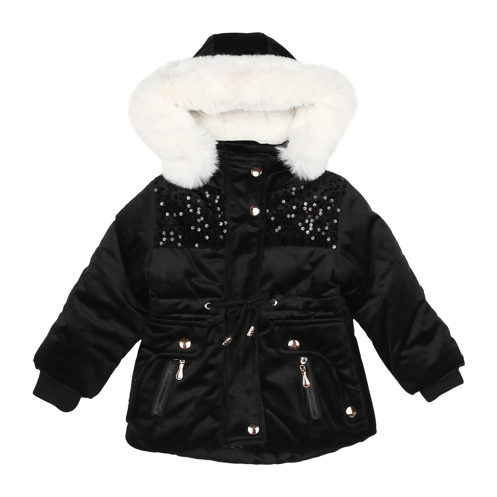 

Girls Full sleeves Jacket - Black