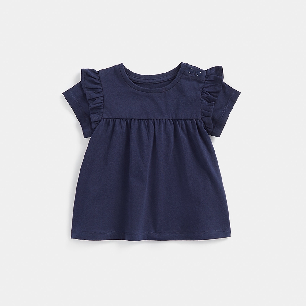 

Mothercare Girls Short Sleeve T-Shirt -Blue