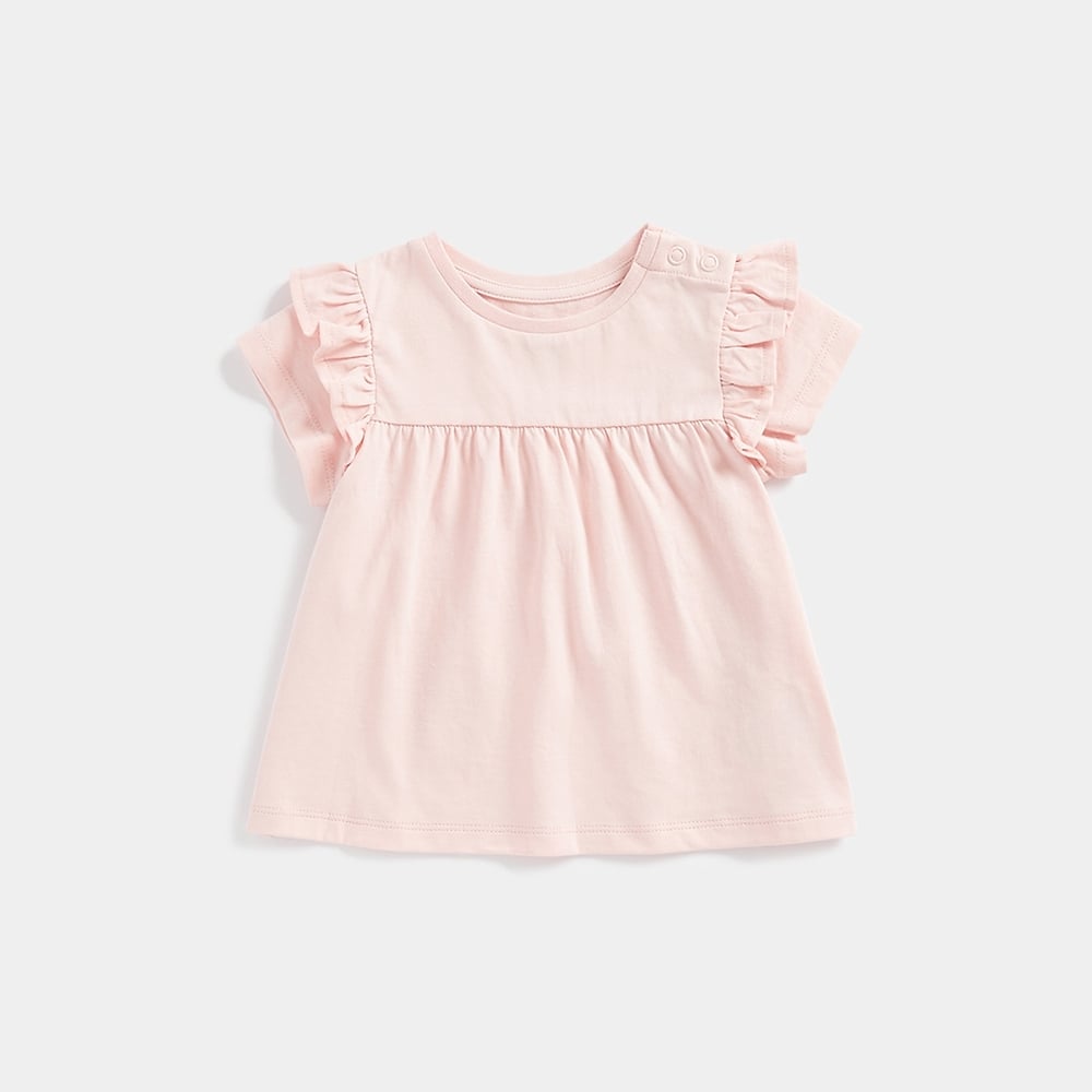 

Mothercare Girls Short Sleeve T-Shirt -Pink