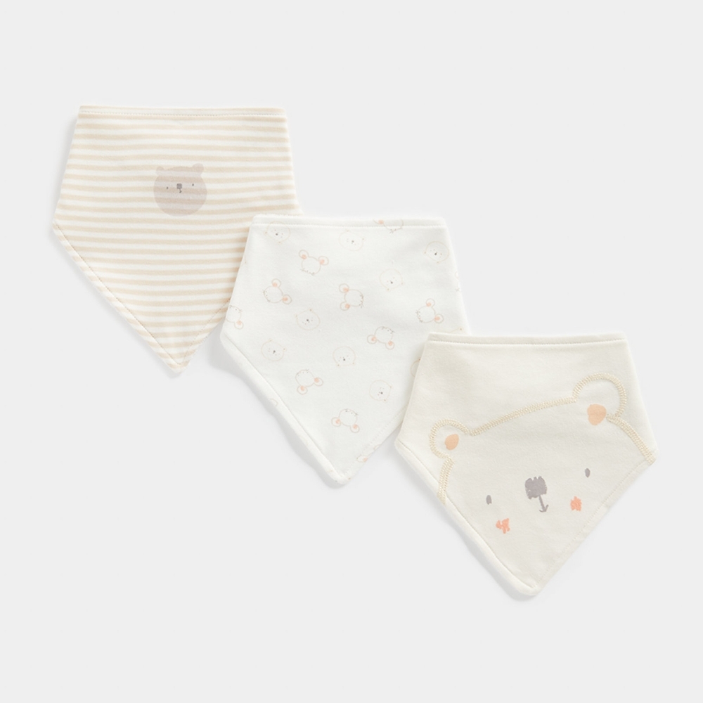 

Mothercare Unisex My First Collection Bib-Pack of 3-Multicolor