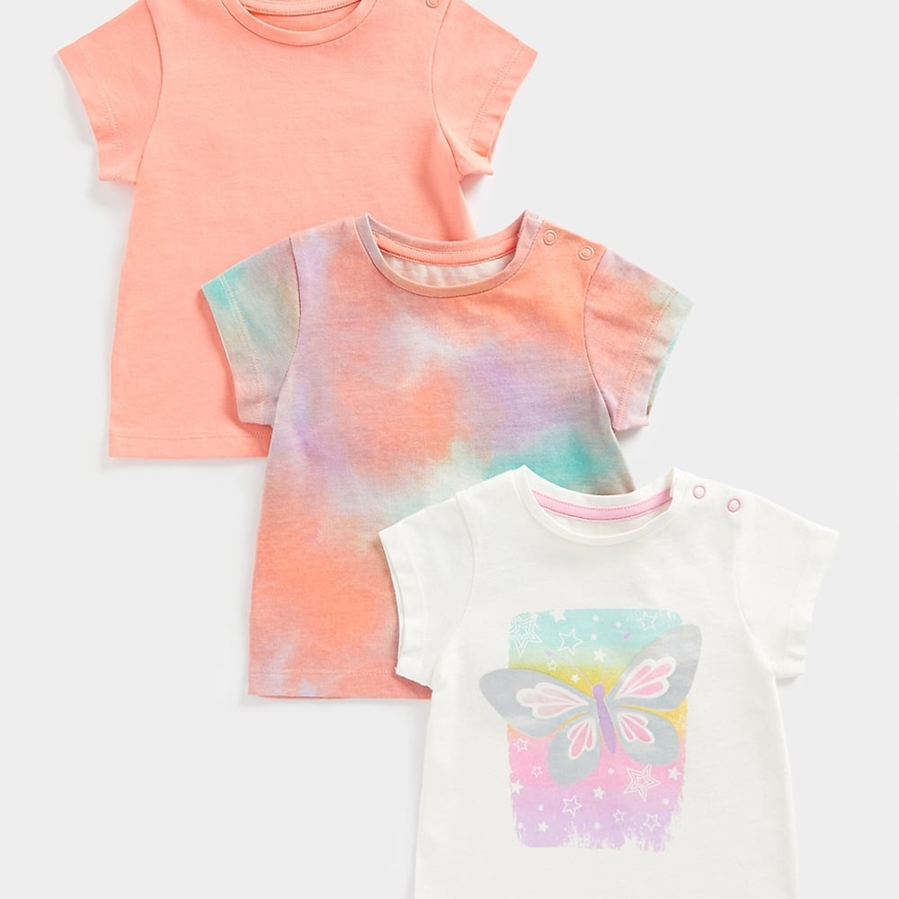 

Mothercare Girls Short Sleeve T-Shirt -Multicolor