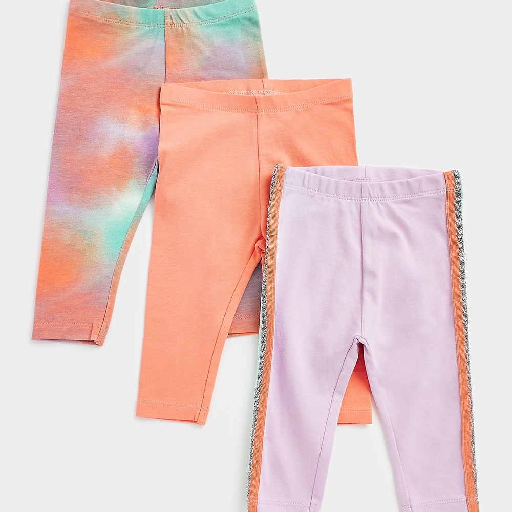 

Mothercare Girls Half Sleeve Legging -Multicolor
