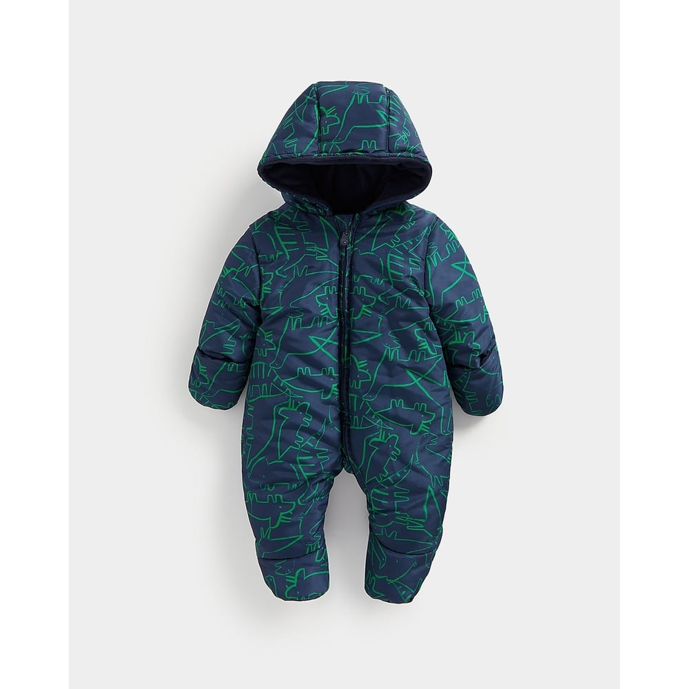 

Boys Full Sleeves Snowsuits Dino Aop-Multicolor