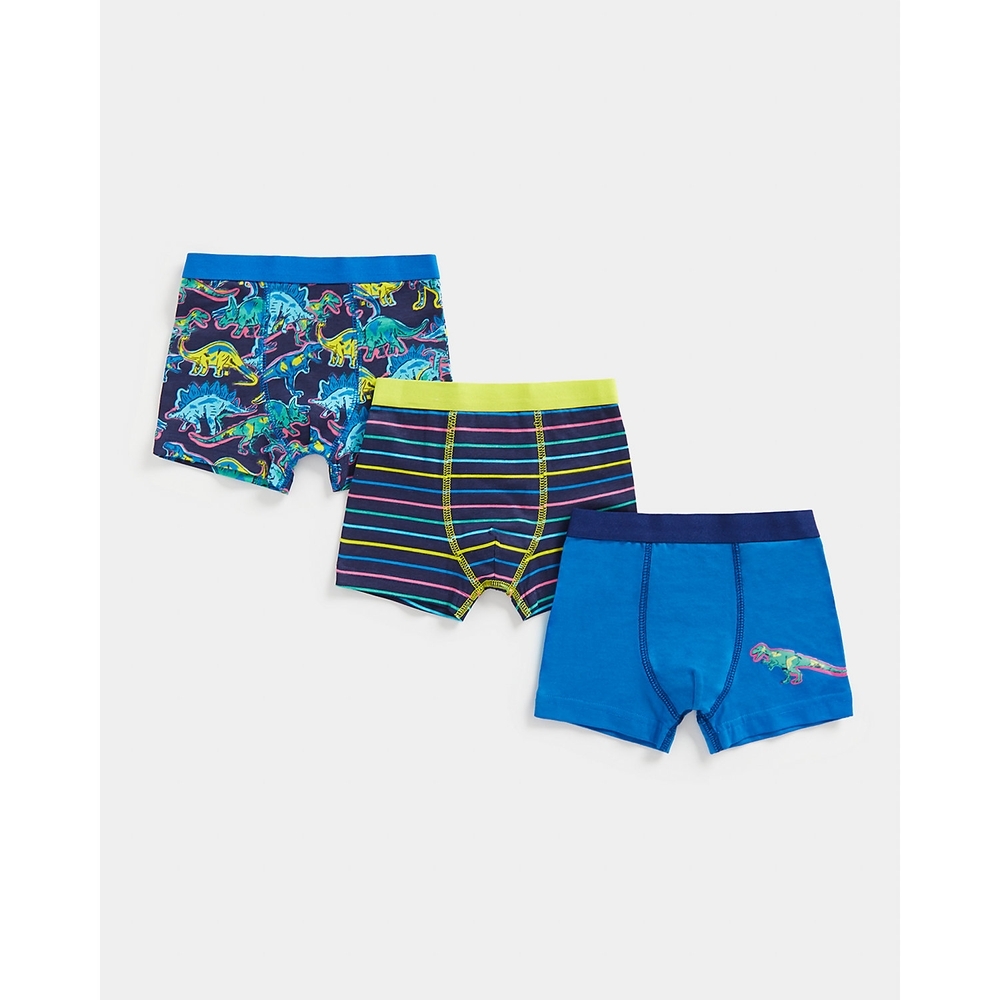 

Boys Briefs Dino Design-Pack of 3-Blue