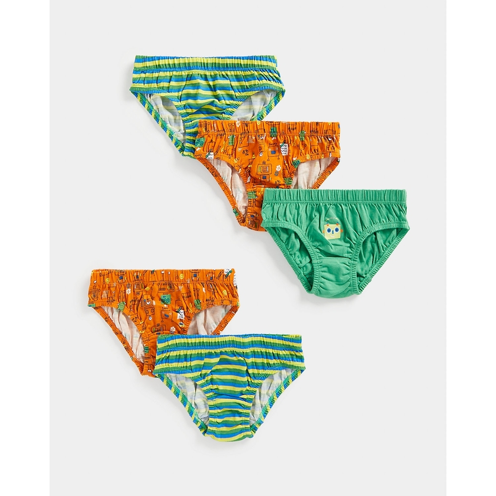 

Boys Briefs -Pack of 5-Orange