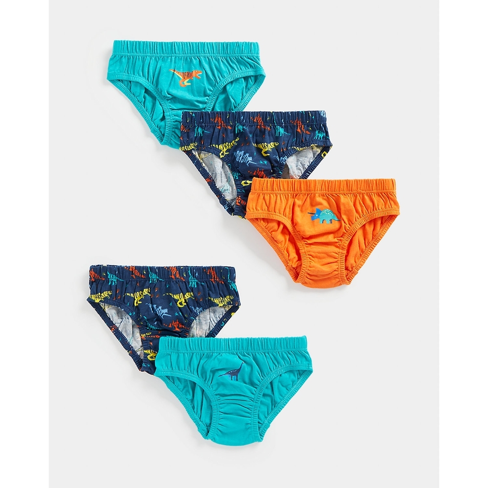 

Boys Briefs Dino Printed-Pack of 5-Blue