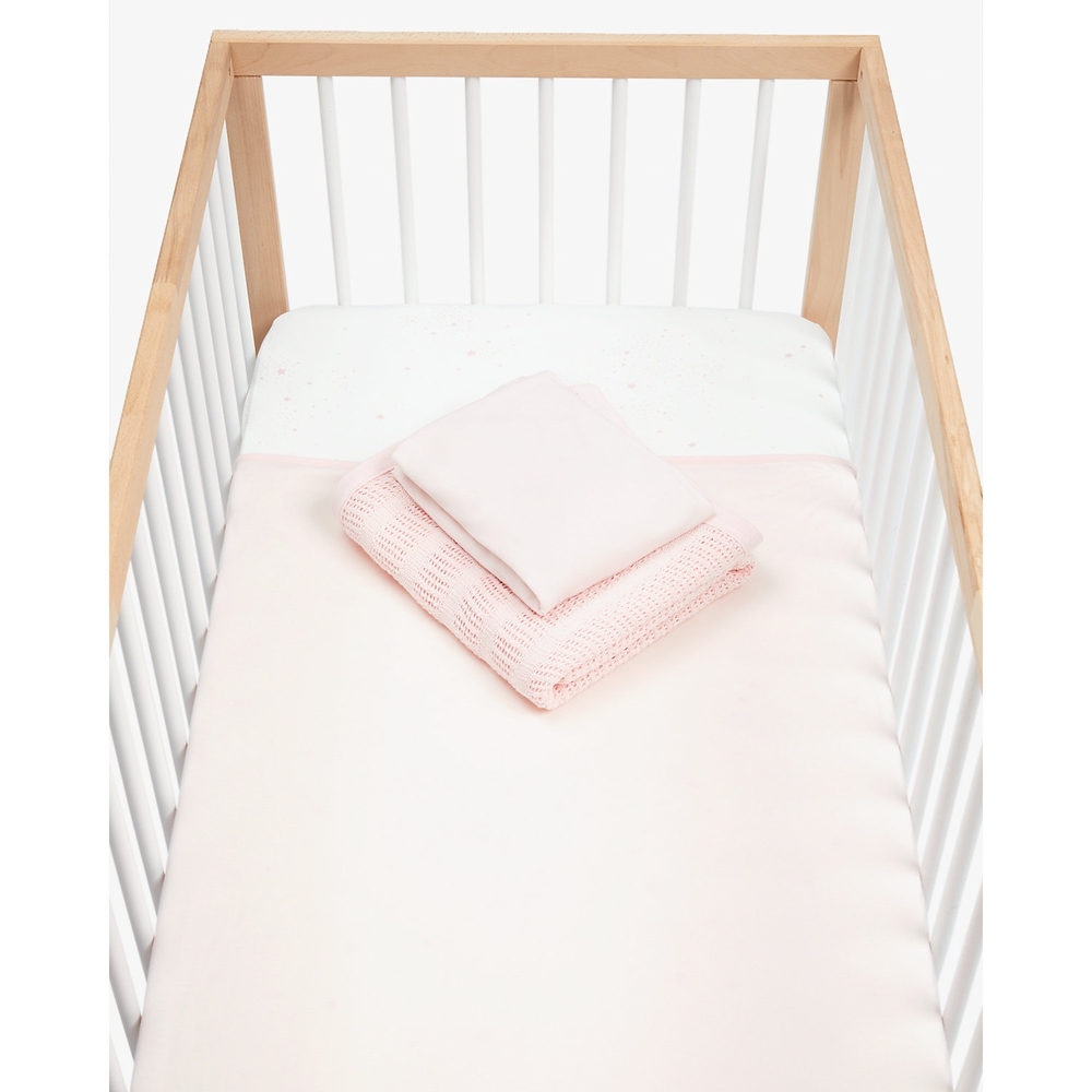 

Mothercare Essential Cotbed Starter Set Pink