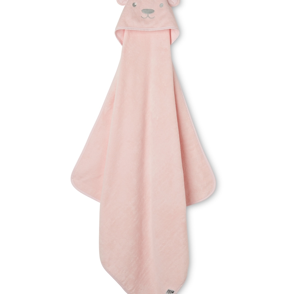 

Mothercare bear luxury cuddle n dry baby towel pink