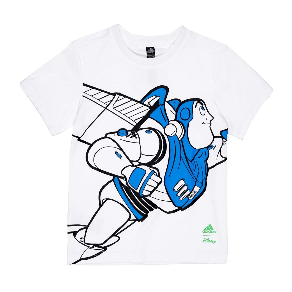 

Adidas Boys Little Disney Toy Story T-Shirts-White