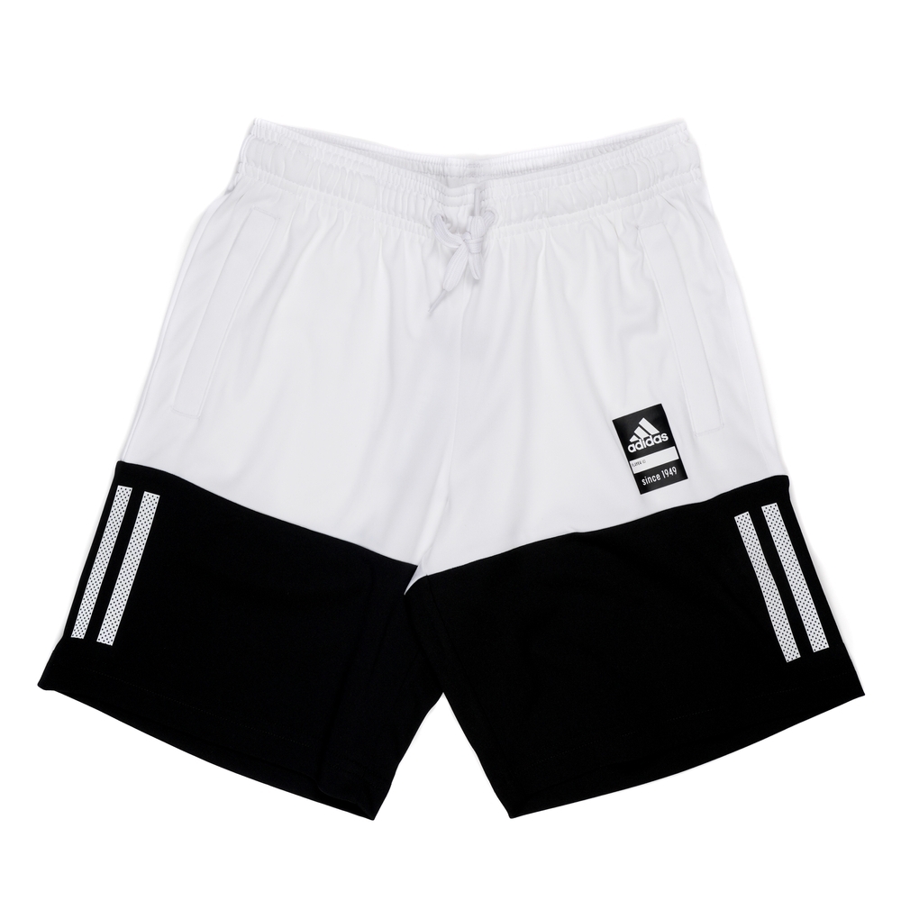 

Adidas Boys 3Stripes Colorblock Shorts-White