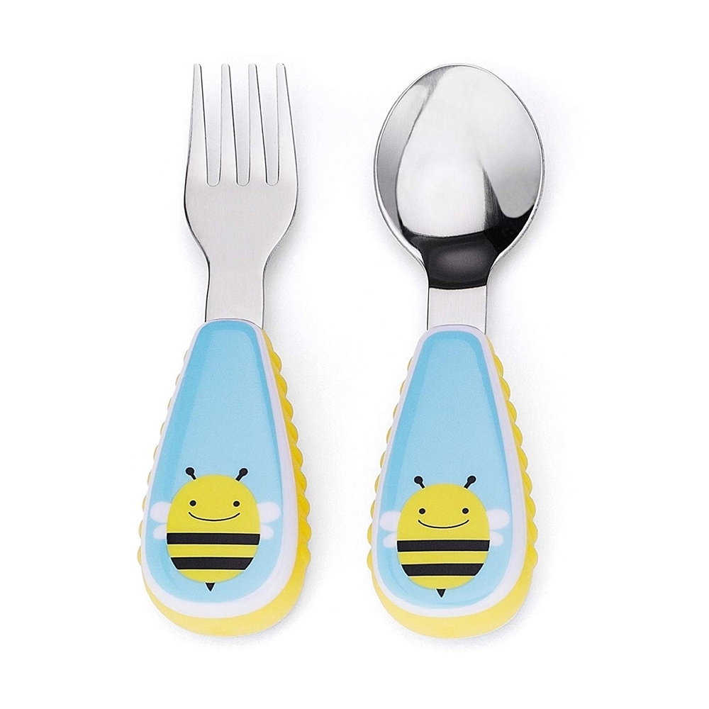 

Skip hop zoo fork&amp spoon yellow