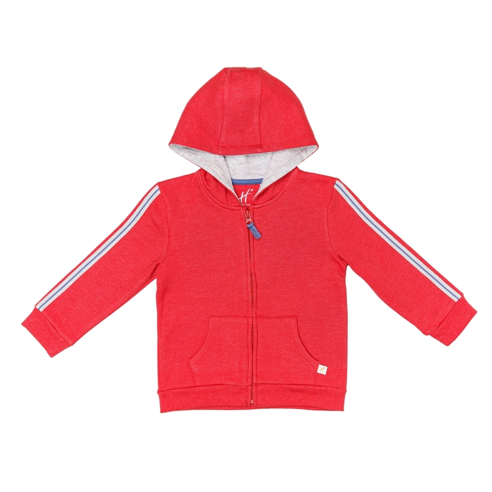 

H by Hamleys Boys Full Sleeve Sweatshirt Hooded Kangaroo Pocket-Red