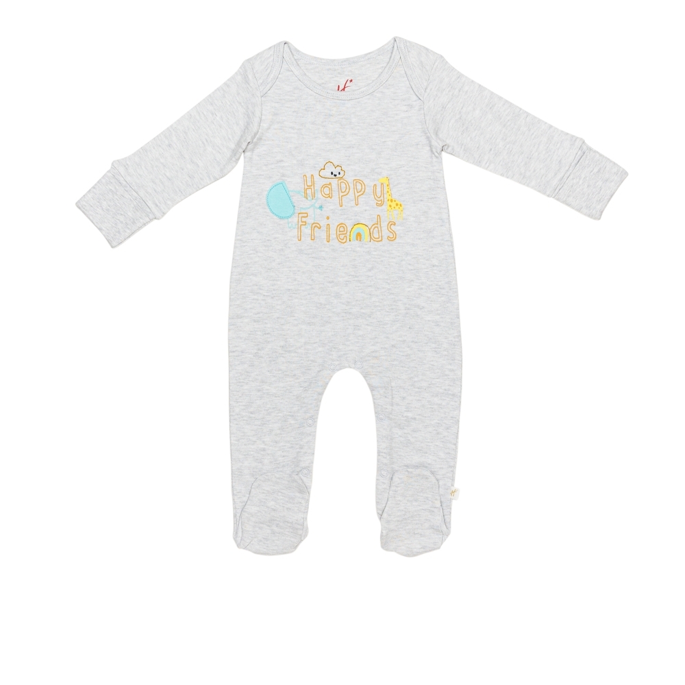 

H By Hamleys Unisex Full Sleeve Sleepsuit Adventure-Grey