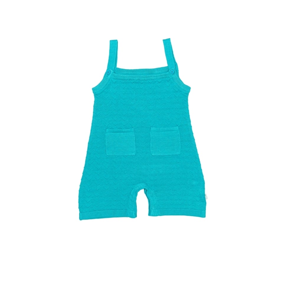 

H by Hamleys Boys Sleeveless Dungaree -Green