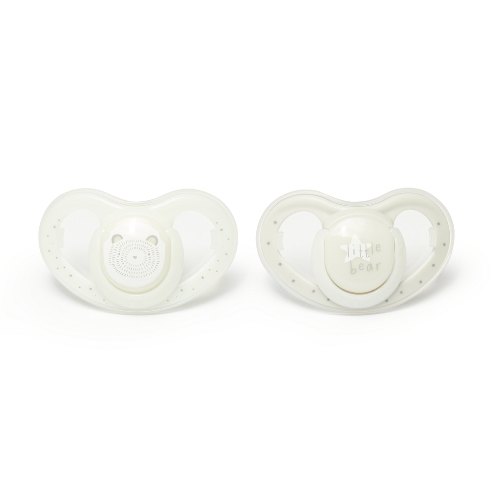 

Mothercare little bear night soothers multicolor pack of 2