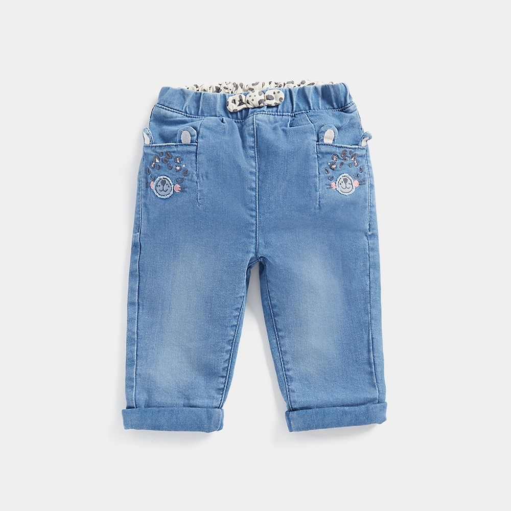 

Mothercare Girls Jeans -Blue