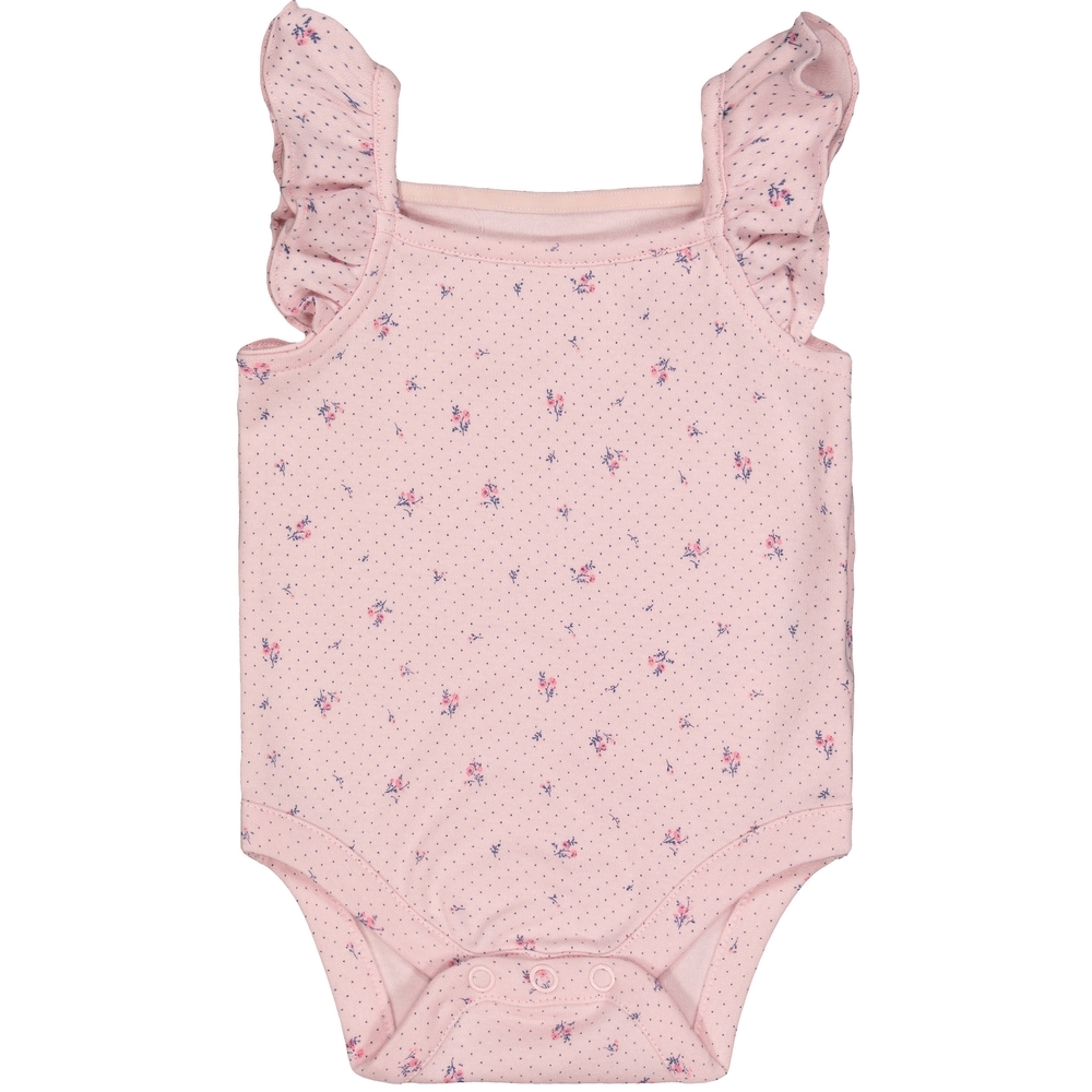 

Girls Floral Cami Bodysuit - Pink