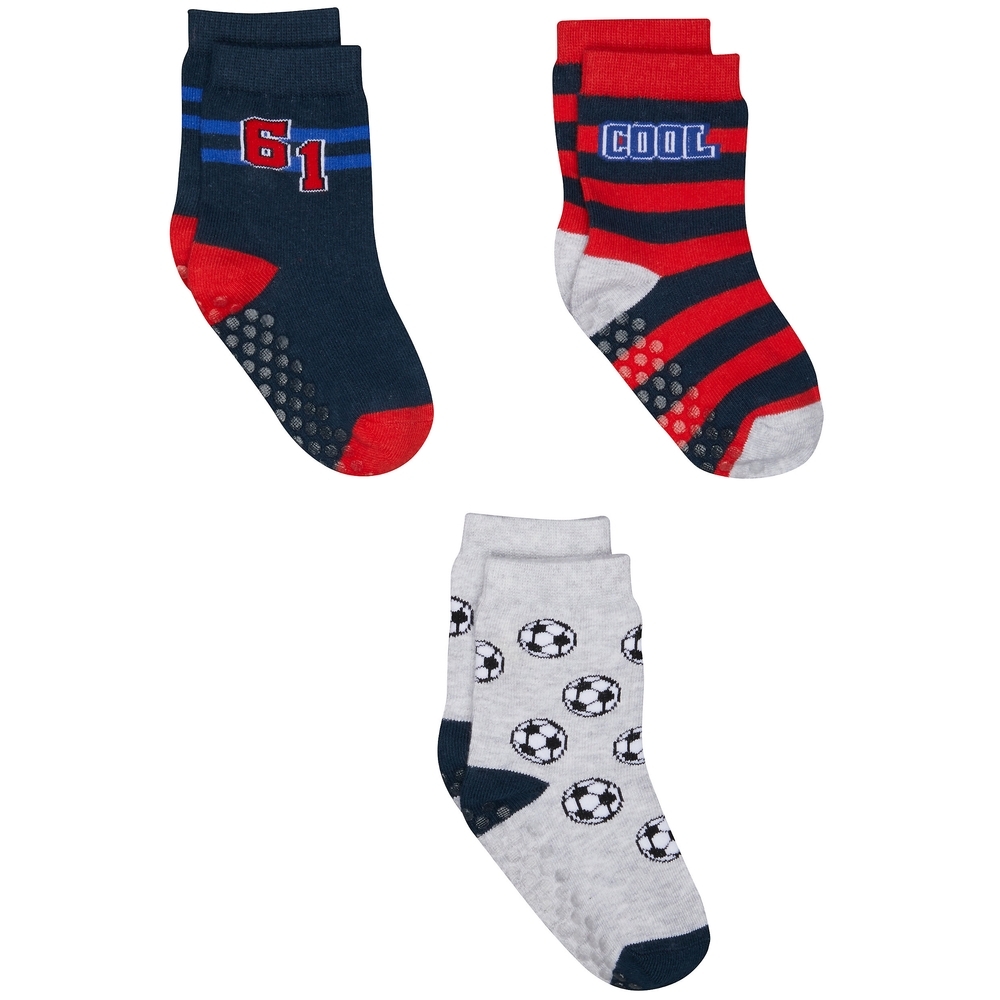 

Boys Football Socks - 3 Pack - Multicolor