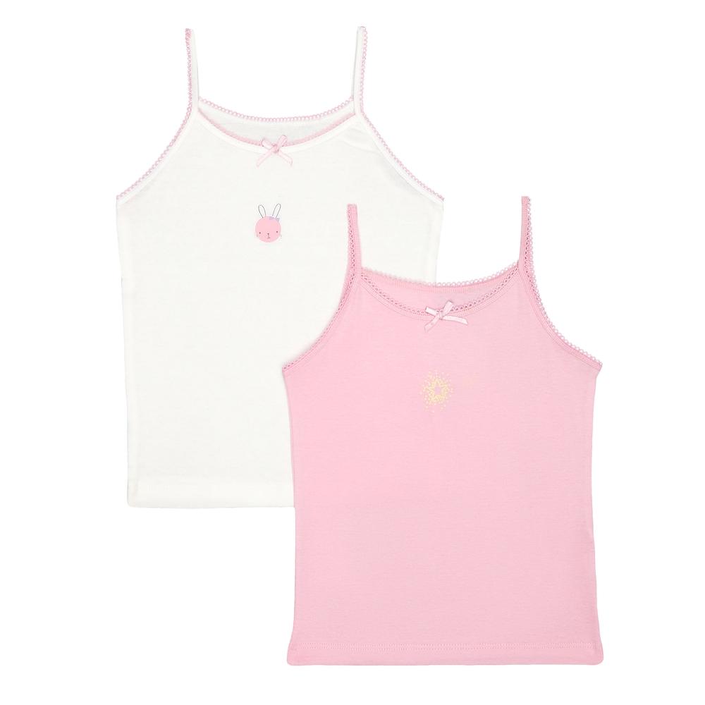

Girls Bunny Cami Vests - 2 Pack - Multicolor