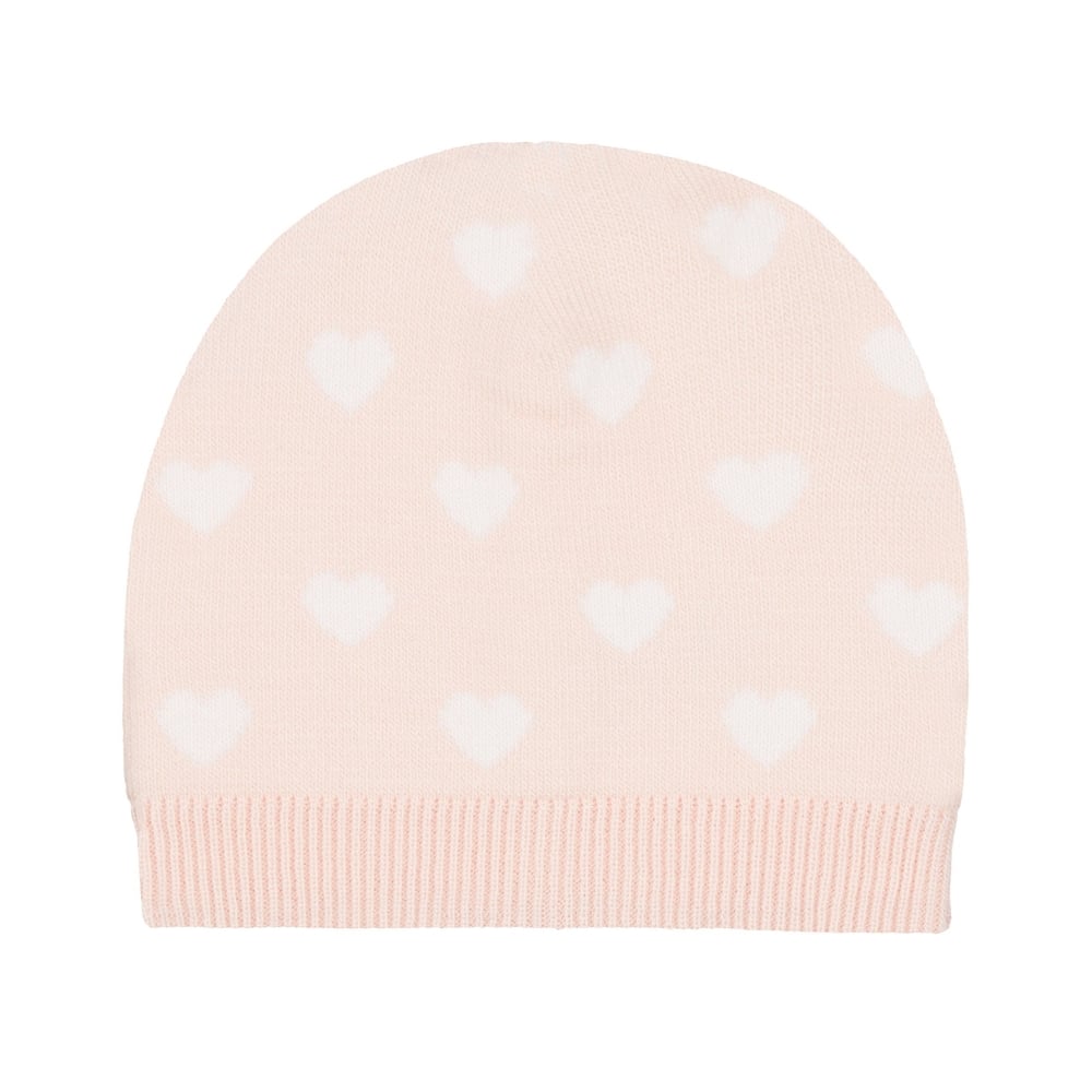

Girls Hearts Magic Beanie Hat - Pink