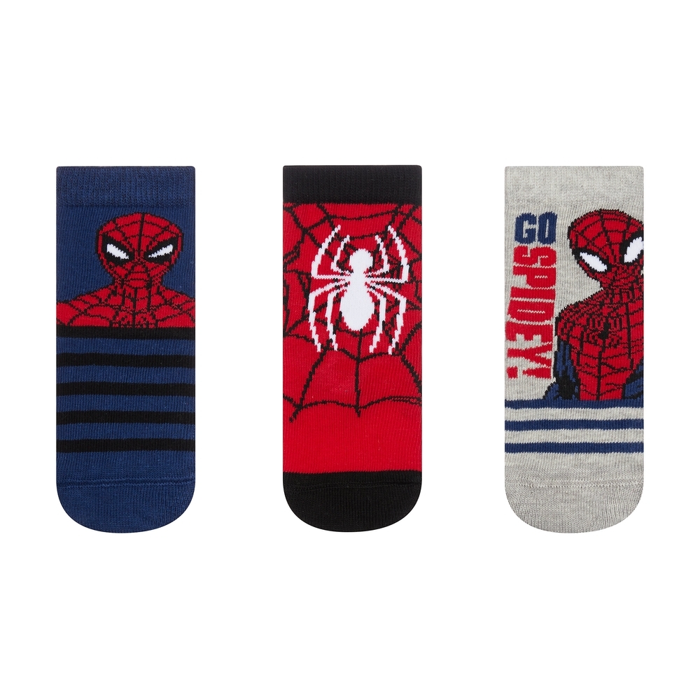 

Boys Spiderman Socks - 3 Pack - Multicolor