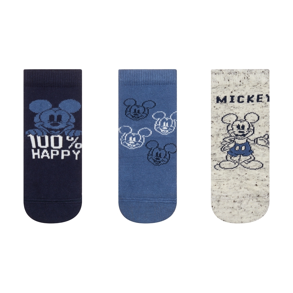 

Boys Mickey Mouse Socks - 3 Pack - Blue