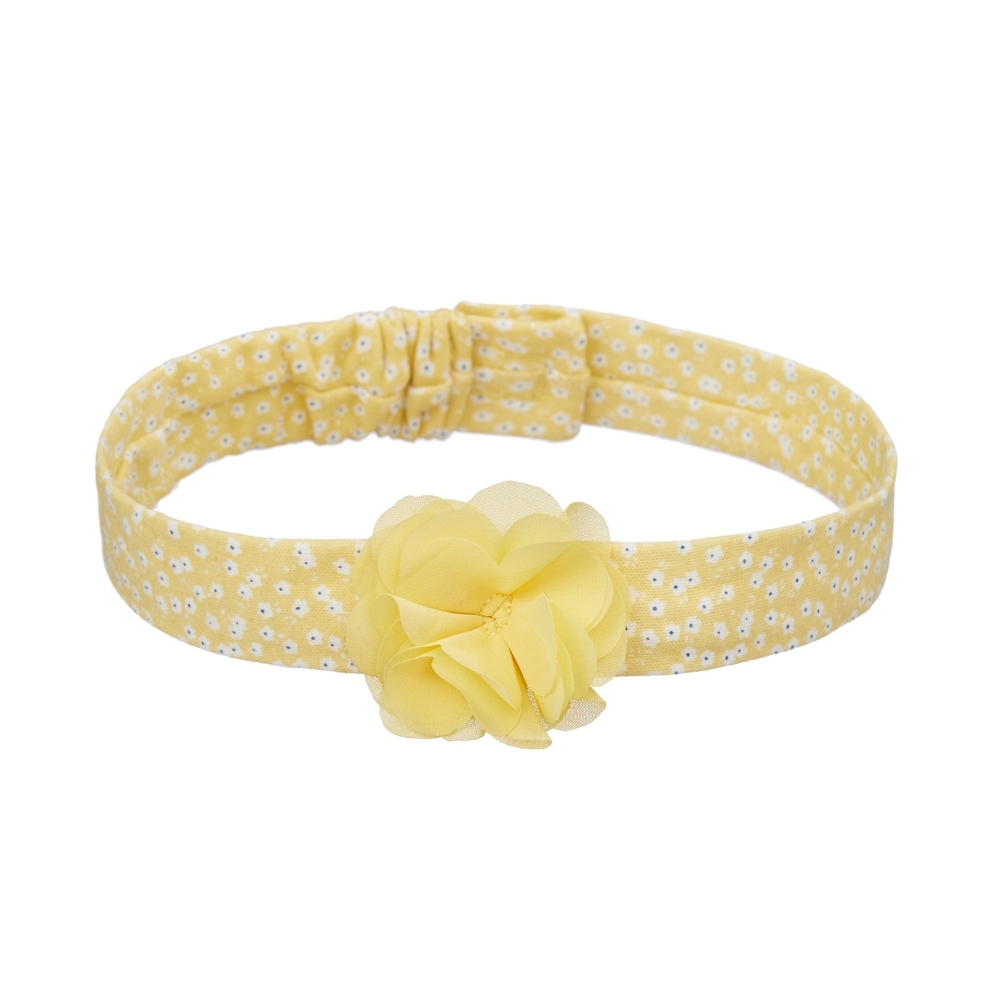 

Girls Corsage Headband - Yellow
