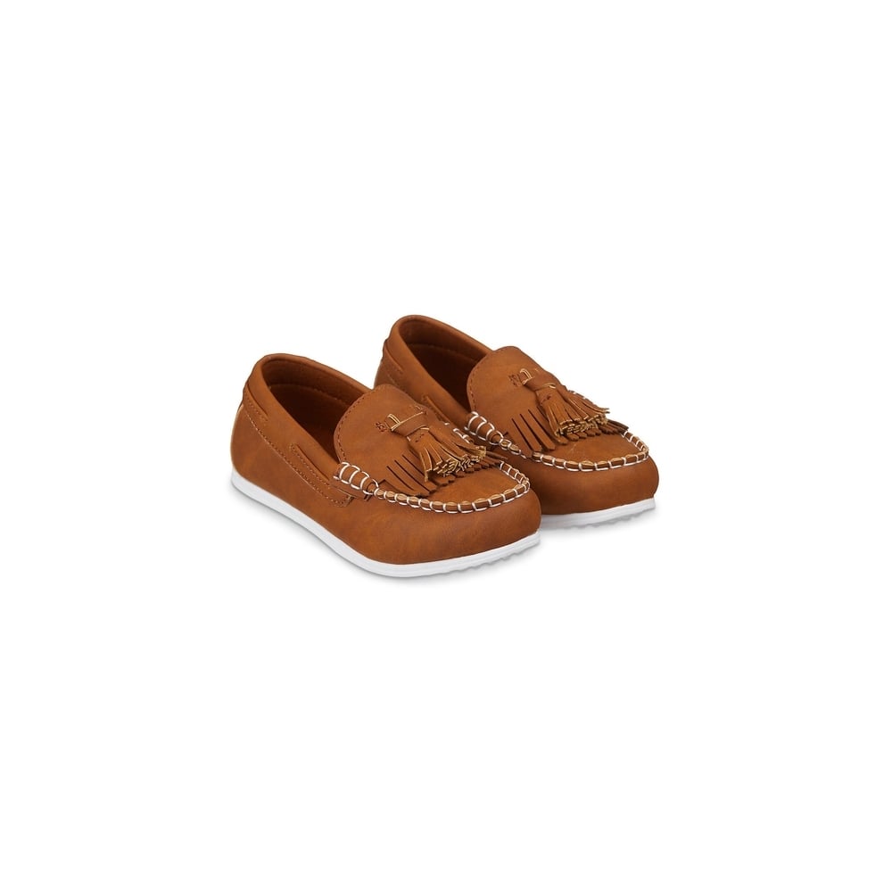 

Boys Tassel Loafer Shoes - Tan