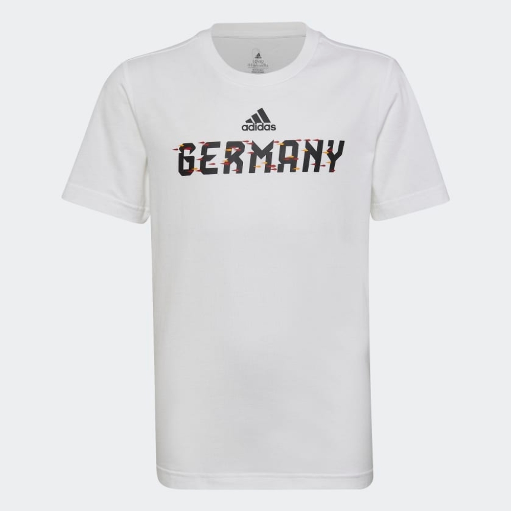 

Adidas Kids Half Sleeves T-Shirts Male Printed-Pack Of 1-White