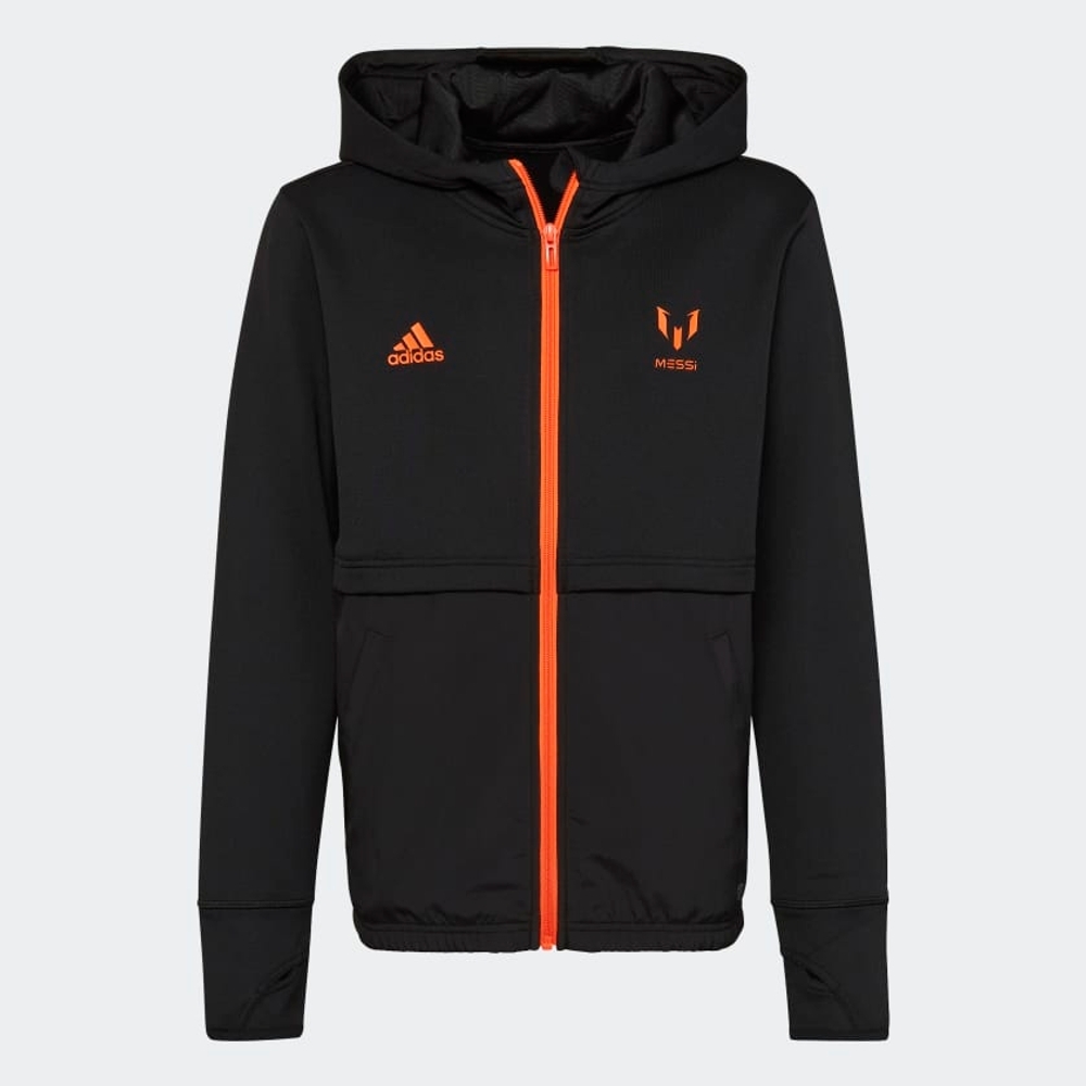 

Adidas Kids Full Sleeves Track Tops Unisex Printed-Pack Of 1-Black