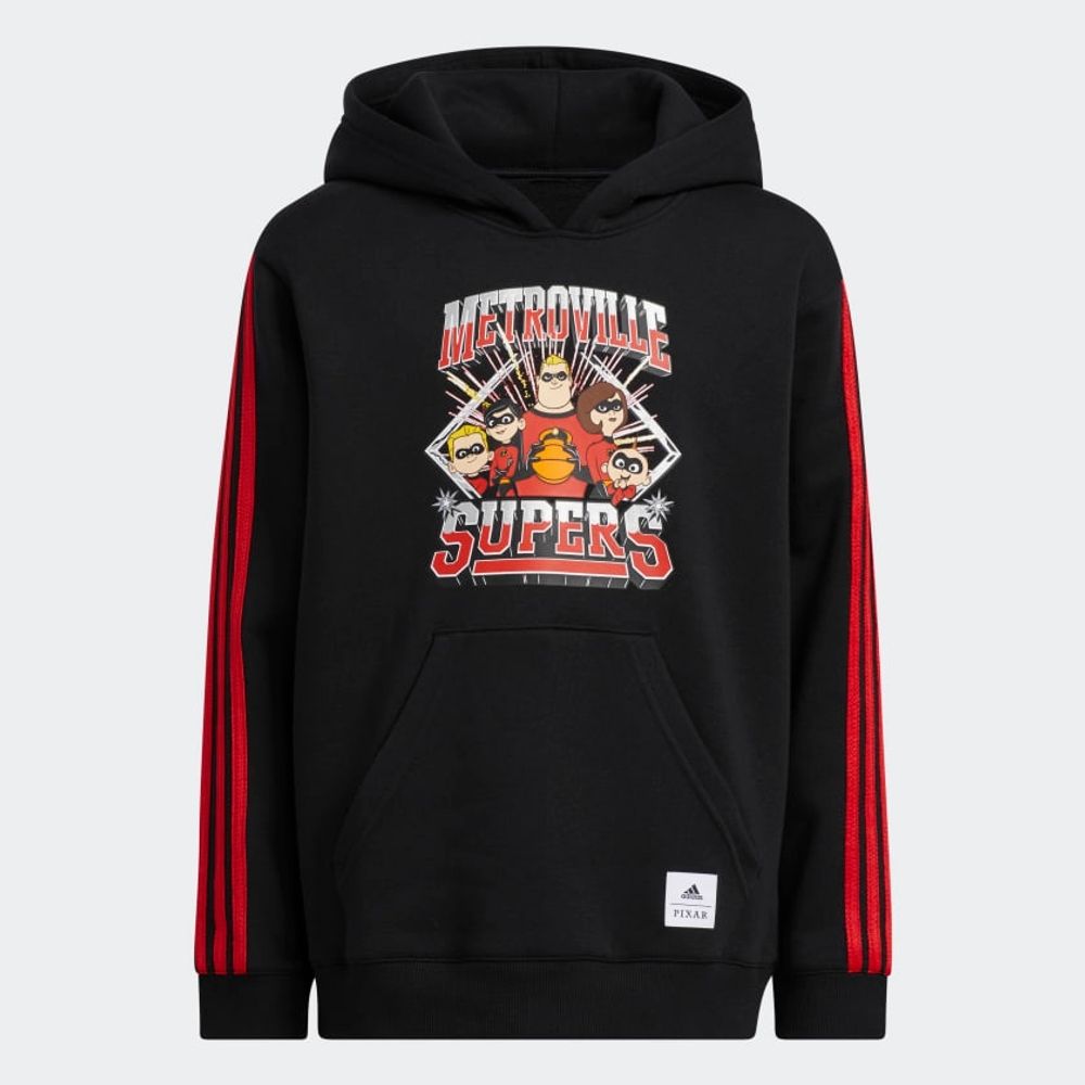 

Adidas Kids Full Sleeves Sweatshirts Unisex Printed-Pack Of 1-Black