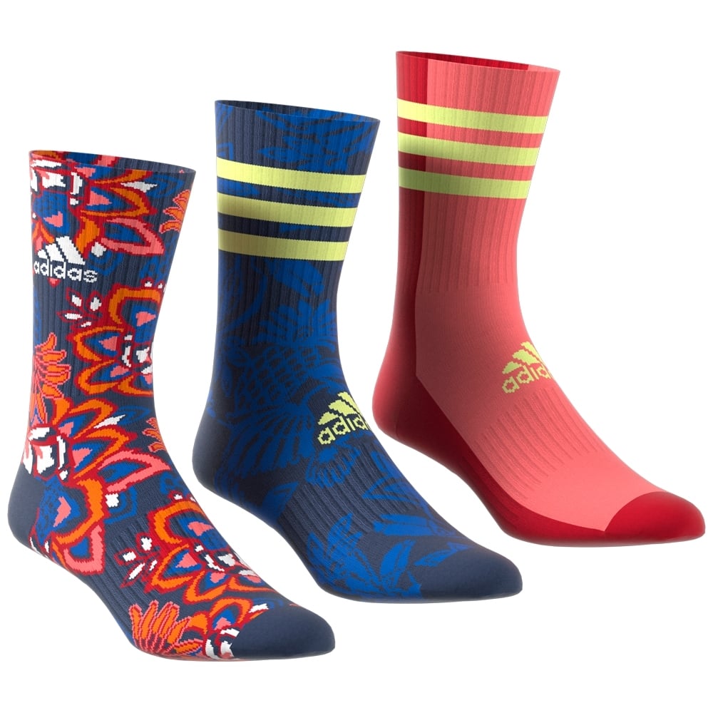 

Adidas Kids - Socks Unisex Solid-Pack Of 3-Multicolor