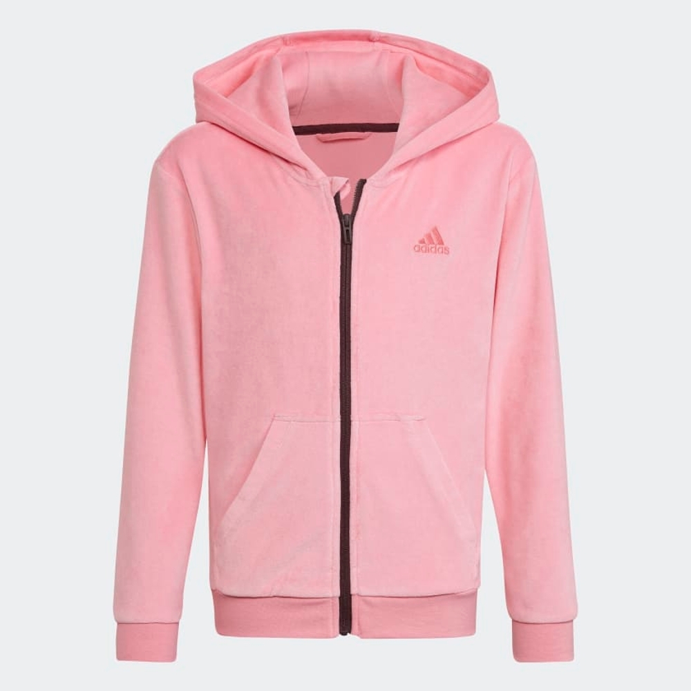 

Adidas Kids Full Sleeves Track Tops Female Printed-Pack Of 1-Pink